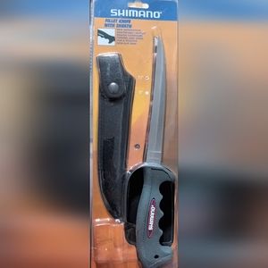 Shimano Fillet knife w/Shealth 71/2"    Non - slip Grip